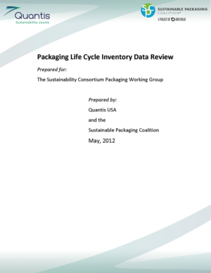 Packaging Life Cycle Inventory Data Review