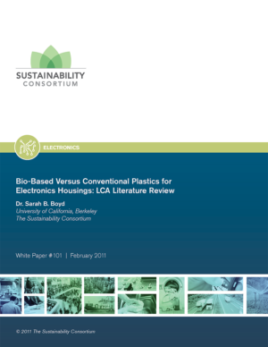 Bio-Based Versus Conventional Plastics for Electronics Housings: LCA Literature Review