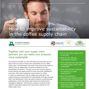 How to improve sustainability in the coffee supply chain