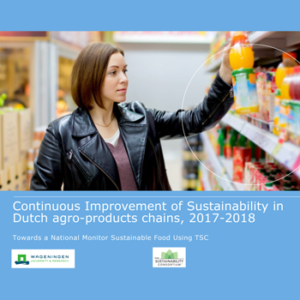 Continuous Improvement of Sustainability in Dutch agro-products chains, 2017-2018