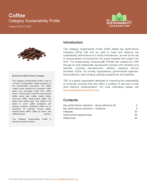 THESIS Coffee Key Performance Indicator Set